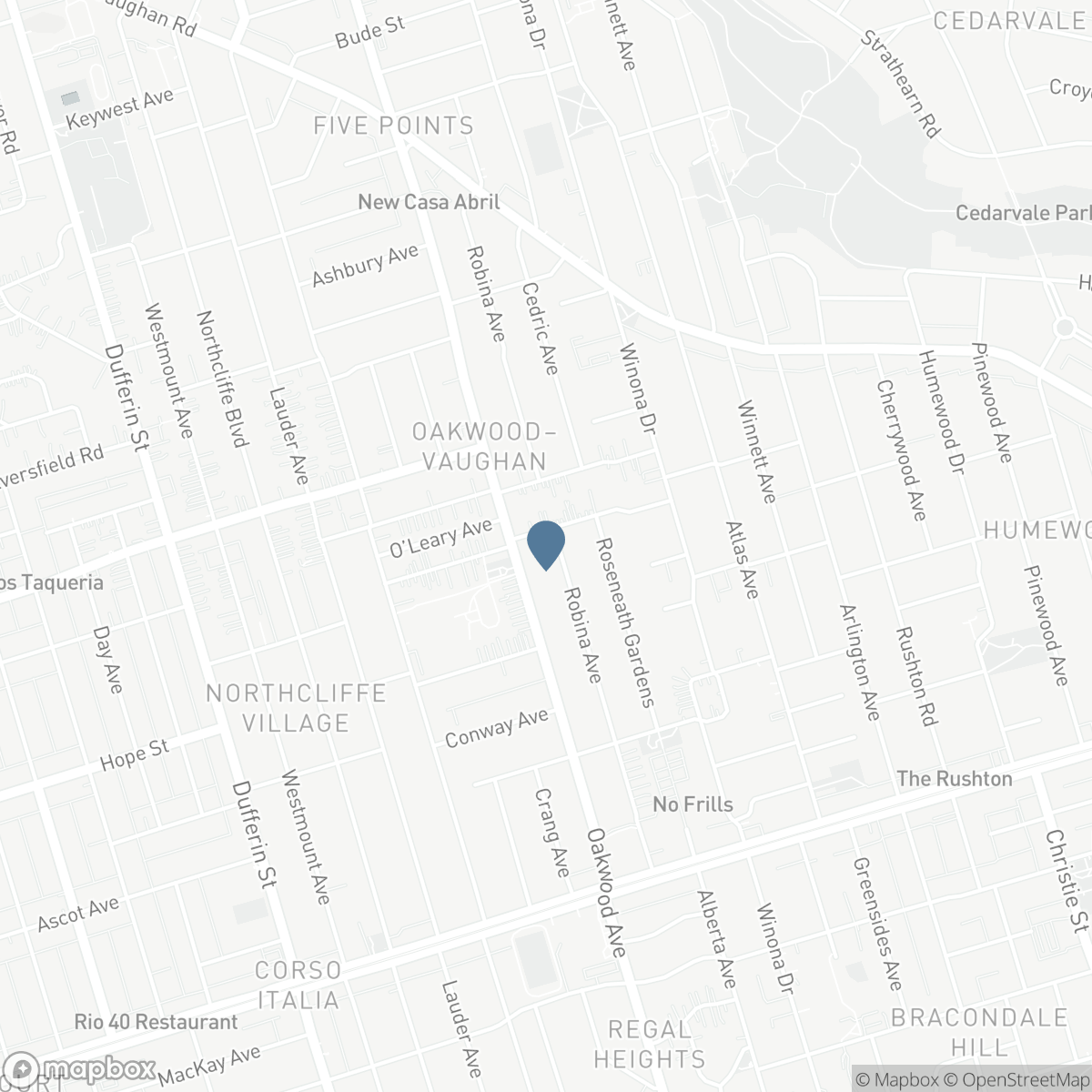 170 ROBINA AVENUE, Toronto, Ontario M6C 3Y7